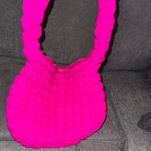 Pink Quilted Women's Bag